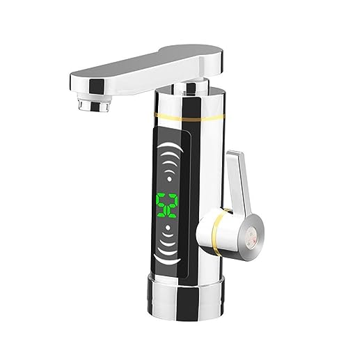 Grifo calentador de agua instantáneo sin tanque y eléctrico con indicador digital LED 2
