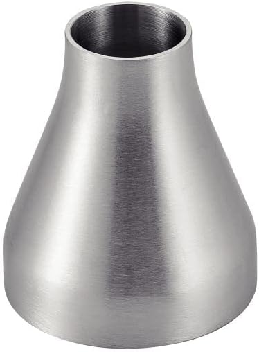Adaptateur Tuyau Échappement Inox Universel – 2 Pouces (51 Mm) Vers 1.5 Pouces (38 Mm), Robuste Et Facile à Poser
