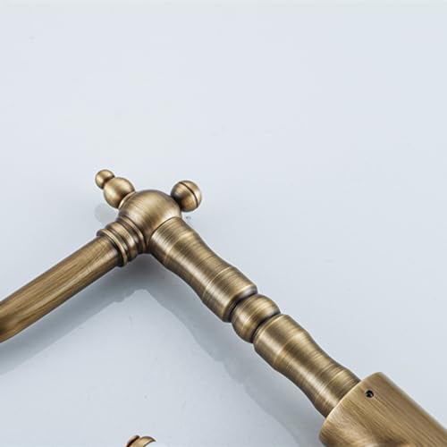 Mitigeur rotatif à 360 degrés double commande eau chaude froide laiton robuste - 7