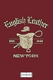  English Leather 1949 A68611 Notebook: Diary, Matte Finish Cover, Planner, Lined College Ruled Paper, Journal, 6x9 120 Pages