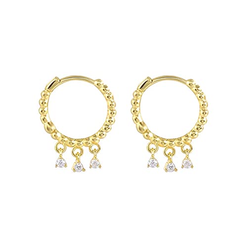 Boucles d'oreilles cerceau zircon LYGXWJFC, le cadeau idéal femme