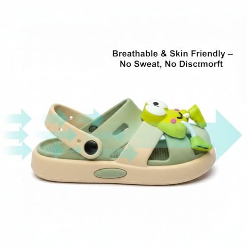 Image of GLJ Unisex Kids Comfort Sandal for Kid Boy & Girl, Age 1-5 Years, 1150