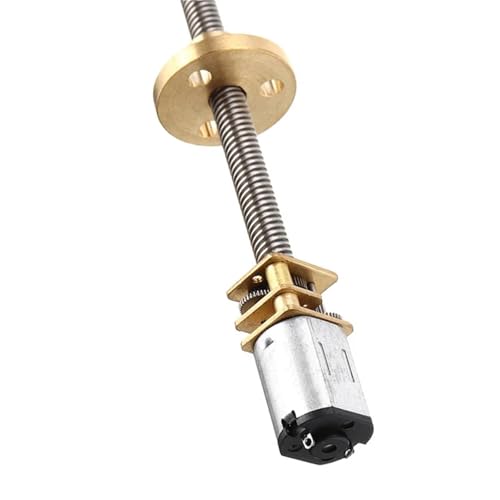 Moteur à engrenages GA12-N20 résout vos problèmes d'espace avec son arbre à vis long T5 12V