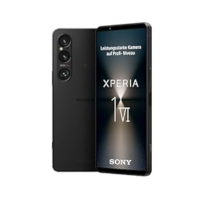 Sony Xperia 1 Vi – 6,5 Pulgadas 19,5:9 FHD+ HDR OLED 120 Hz, Triple Lente con Innovador Sensor y ZEISS, Audio de 3,5 mm, Android 14, IP65/68, Dual SIM, Negro, 24 + 12 Meses de garantía [Exclusivo de