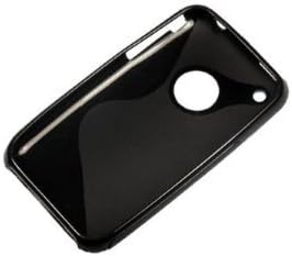 Generic Black Rubber TPU GEL Hard Case Skin Cover for Apple Iphone 3g 3gs 8gb 16gb