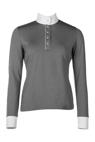 Polo de concurso de hípica con detalles de diseño exclusivo para amazona