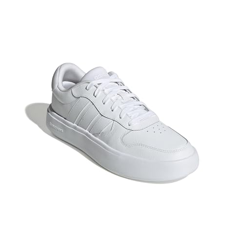 adidas Men's LITECOURT Shoes, FTWR White/FTWR White/FTWR White, 8 UK - Image 2
