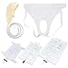 External Catheter for Men,Urine Collection Bag,Portable Reusable Wearable Soft Latex Urinals Drainage Systems with External 3 Catheter Bags,Lengthen The Catheters/Large Diameter