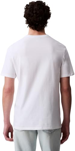Calvin Klein T Shirt Manches Courtes Homme Smooth Solid Tee avec Col en V - vue 4