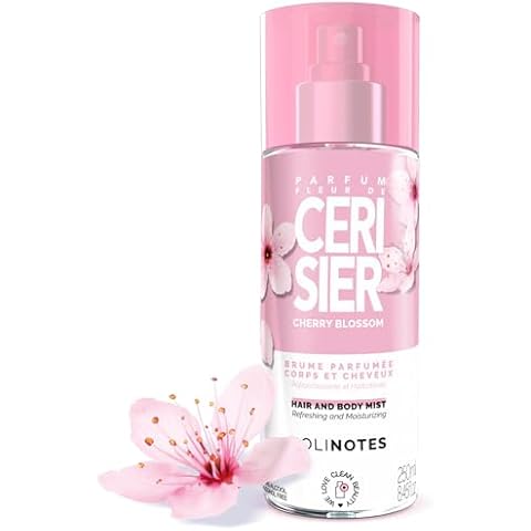 Brume Parfumee Fleur de Cerisier SOLINOTES | Parfum Rafraichissant et Hydratant - Sans Alcool | Brume Parfumee Corps et Cheveux | 250 ml Cover