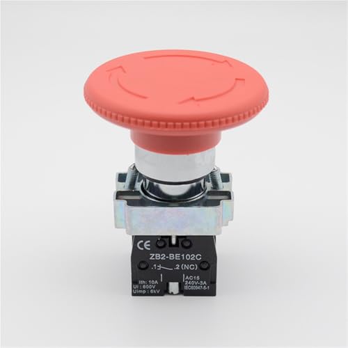 Interruptor de parada de emergencia XB2-BS642 para proteger maquinaria industrial