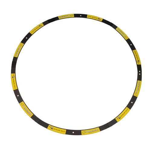 Eyeline Golf Target Circle As Training Aid – Ideal For Chipping And Pitching – Super Thin With Foldable Configurations. Bright Color Markings Easy Sighting. Made In Usa (3 Foot Circle)