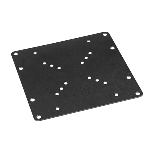 3IDEE Universelle VESA Adapter Platte, VESA Mount, Monitor Adapter erweiterbar von 50x50 bis 200x200, VESA 100x100, VESA 200x200 - Extreme Traglast bis 30kg - für TV und Monitor bis 42"