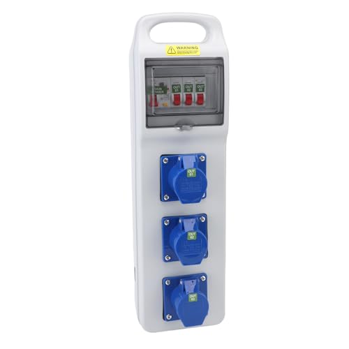 Boîte de distribution d'énergie extérieure en matériau PC robuste à charnière
