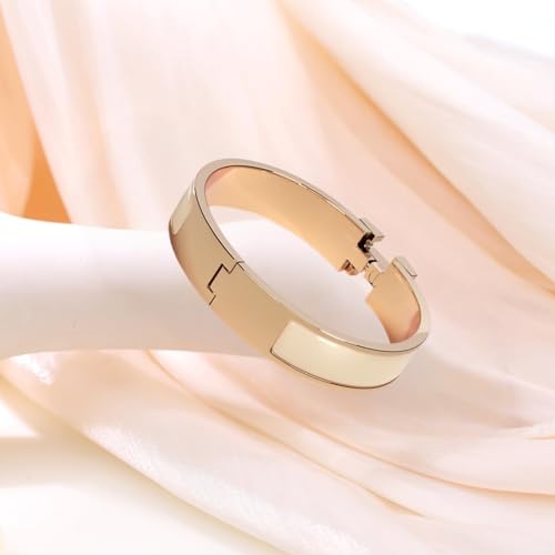 18K gold-plated ladies' bracelet, letter enamel bracelet, couple bracelet, fashionable gifts for Mother's Day, Valentine's Day, weddings and birthdays2