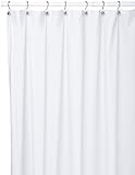 Carnation Home Fashions 72 Long by 108-Inch Extra Wide Vinyl Shower Curtain, Super Clear, inch