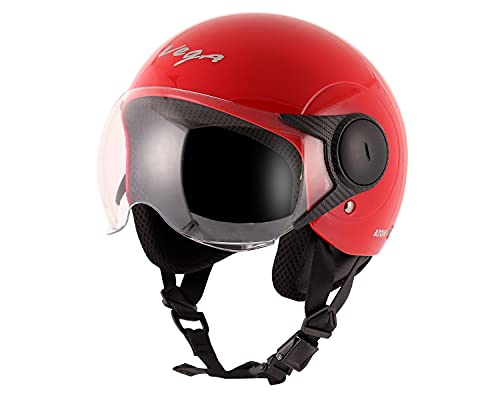 Image of Vega Cliff Black Helmet-M & Tom Red Helmet-M