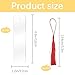 50 Pcs Clear Acrylic Bookmarks Blanks Rectangle, Plastic Book Page Markers Transparent Acrylic Bookmark Blank Bulk with 50 Pcs Book Mark Tassels for DIY Crafting Projects and Gift Tags
