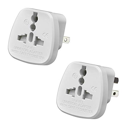 TEC UK - UK to Australia and China Power Adaptor for Visitors to Australia China and New Zealand (Pack of 2)