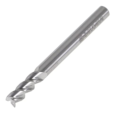 Image of waltyotur Carbide End Mill 3 /16 Diameter x 9 /16 Cutting Length x 2 Overall Length 5 Pieces