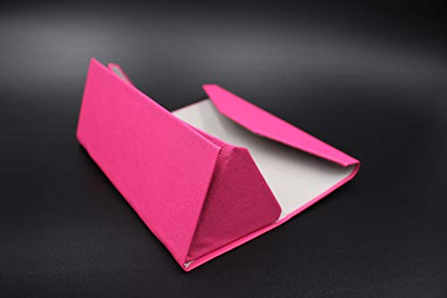 Image of Real Sic Glasses Case for Men and Women - Magnetic Folding Hard Shell Sunglass Holder - Inspired by Solid Color