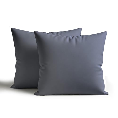 Home Sweet Home UK Outdoor Cushions Waterproof Filled 2 Pack 60x60cm With Invisible Zippered Outdoor Garden Cushions Waterproof 24"x24" With Cushion Covers For Living Room Garden Sofa Bedroom