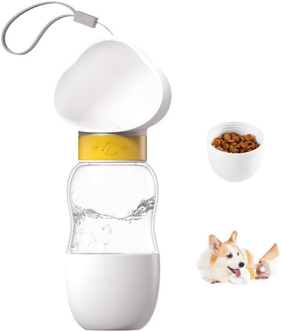 Foodie Puppies 3in1 Travel Dog Water Bottle, Bowl and Food Container for Dogs - (Bonta Bottle - 350ml) Leak Proof Water and Food Dispenser Drinking Pet Care Cup for Outdoor Walking, Hiking, Travel (B0CHM8QRNP) Amazon Price History, Amazon Price Tracker