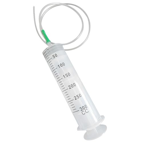 Consejos para Comprar Jeringas de cocina los más recomendados. 49 Jeringa de aceite de 1 piezas 300 ml jeringa grande Medición plástico succión con multifunción tubo para succión aceite fluido, medición nutrientes, recarga, alim