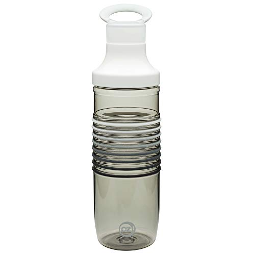 Zak Designs HydraTrak 24 oz. Hydration Tracking Water Bottle, Ghost