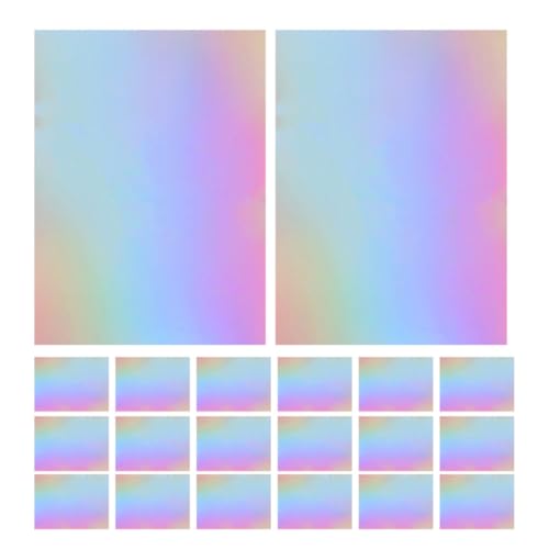 Papier cartonné métallisé A4 miroir lot de 60 feuilles pour origami et scrapbooking