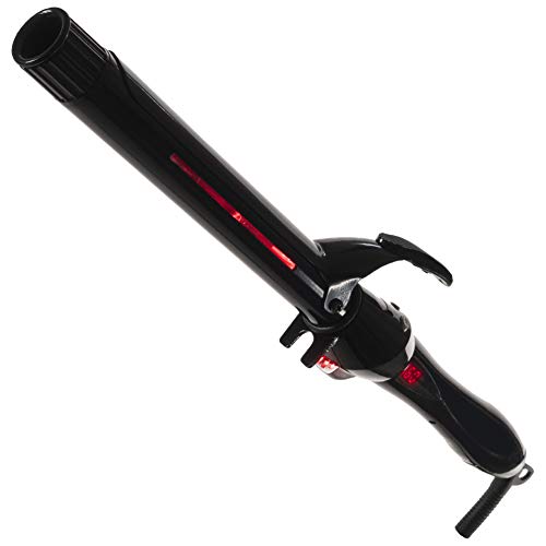 By-Gina Excel Infrared Curling Iron - Instant Heat Tourmaline Curling Wand - Long 360 Degree Swivel Professional Cord - 1 Inch Barrel Hair Styling Tool - Auto Shut Off & Digital Display - MSRP $149.00