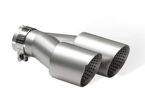 Embellissez vos trajets quotidiens grâce au double tuyau arrière voiture en inox durable