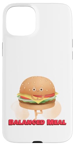 Funny Fast Food Balanced Meal Foodie �X�}�z�P�[�X iPhone 15 Plus �p
