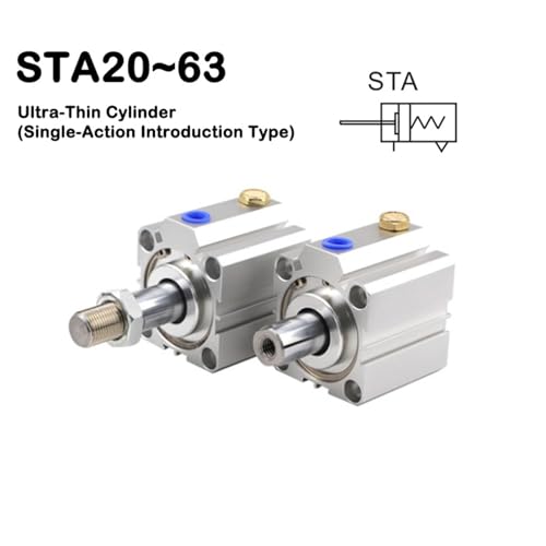 Cylindre pneumatique STA40 course 75mm alésage 40mm modèle B - 2