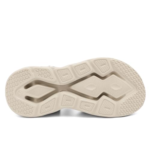 Image of UBFEN Womens Comfortable Walking Sandals with Cushioned Sole | Non-Slip Rocker Bottom, Arch Support, Adjustable Straps, Lightweight Water Sport Platform Summer