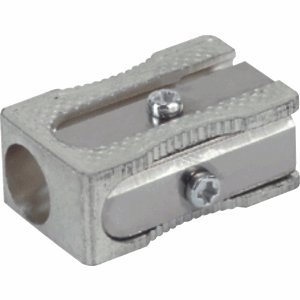 Dahle 25 x Anspitzer Leichtmetall bis 8mm Blockform mit 2 Ersatzmessern