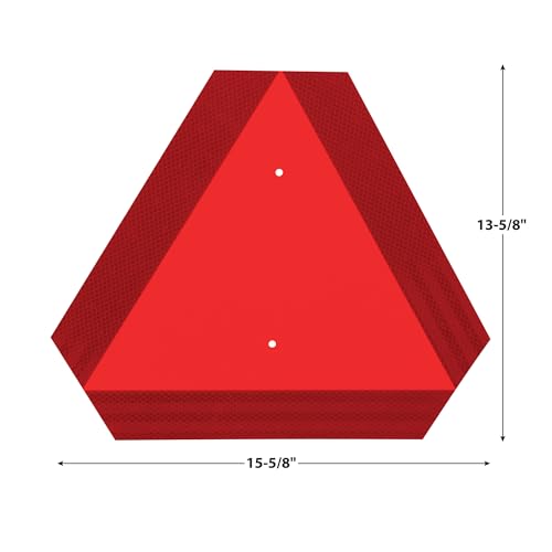 Performance Tool W1496 Reflective Triangle - Essential Safety Sign for Farm Vehicles and Equipment by Performance Tool - Image 4