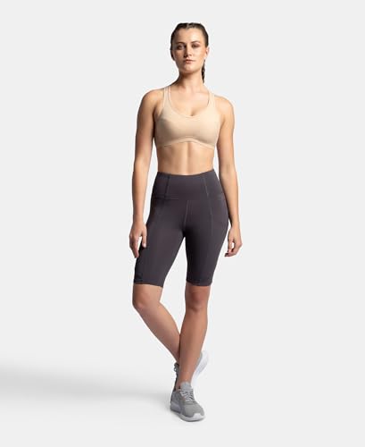 Image of Jockey 1378 Active Bra | Wirefree | Padded | Full Coverage | Racer Back | Super Combed Cotton Elastane Fabric