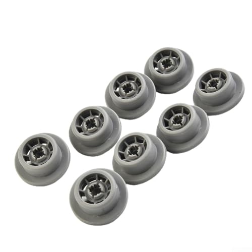 Qualoramall Paquete de 8 ruedas de cesta inferior para lavavajillas Hotpoint C00210742 35 mm diámetro exterior 5 mm eje interior piezas de repuesto