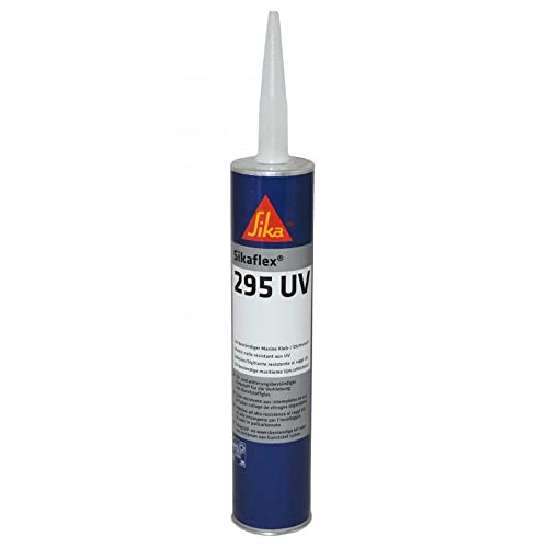 SIKA - Adhesivo para el pegado y sellado de acristalamientos plásticos en botes y barcos - Sikaflex 295 UV - Blanco - Resistencia UV - 300ml