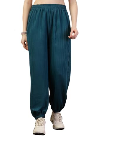 UZARUS Women's Ultra-Soft Baggy Fit/Relaxed Fit Joggers with Side...