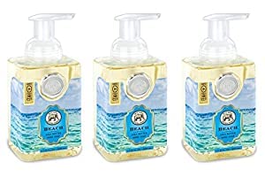 Michel Design Works Foaming Hand Soap, 17.8-Ounce, Beach - 3-PACK