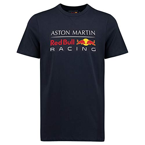 Red Bull Racing Formula 1 Men's Blue Authentic T-Shirt F1 (Medium)