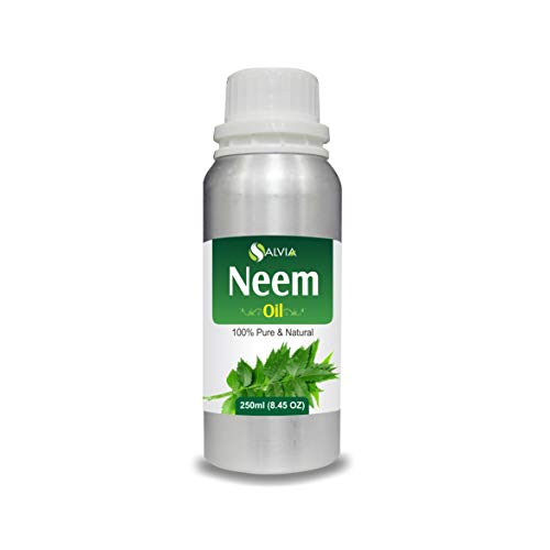 Image of Salvia Neem Oil with Dropper Natural Undiluted Uncut Essential Oil 250 ml