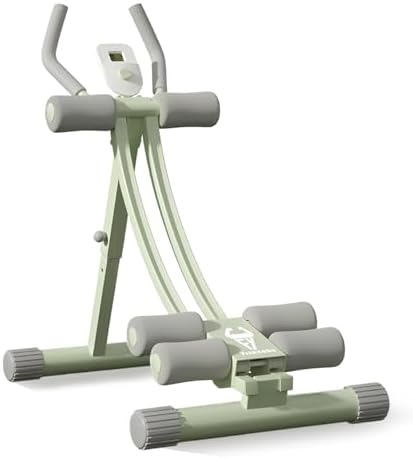 Abdominal Trainers, Adjustable AB Machine at Home or Gym for Core Strength Training, Ab Cruncher Foldable Fitness Gear for Men and Women Exercise &Workout
