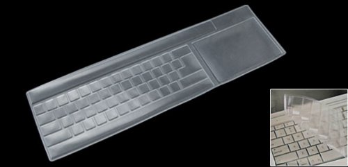 uxcell A09032000ux0007 Desktop Keyboard Skin Protector Cover, Clear