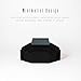 Modern Minimalist Mail Organizer – Compact Desk Mail Holder with Tabs & Small Storage – 3D Printed in Multiple Colors (Black)