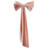 CRASPIRE Cinturón Boda Mujer Faja Terciopelo Rosa Pálido Faja Vestido Faja Novia Bufanda Cuello Fiesta Graduación Vestido Ocasión Especial Faja Novia Cinturón 3.9 Pulgada Ancho Regalo Día Madre