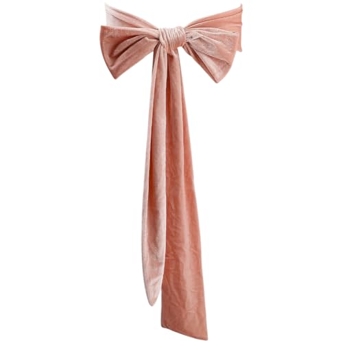 CRASPIRE Cinturón Boda Mujer Faja Terciopelo Rosa Pálido Faja Vestido Faja Novia Bufanda Cuello Fiesta Graduación Vestido Ocasión Especial Faja Novia Cinturón 3.9 Pulgada Ancho Regalo Día Madre
