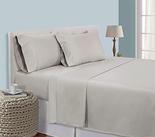 Bed Sheets For King Size Bed, King Bedding Set With Bedding Sheets & Pillowcases And Deep Pocket King Sheets Fits Upto 18" Matresses. 800 Thread Count 100% Egyptian Cotton Sheets - Linen